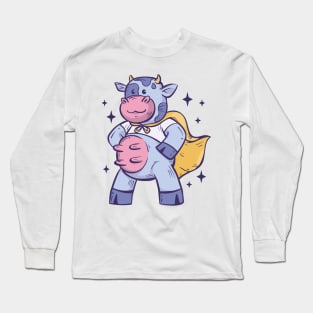 Super hero cow Long Sleeve T-Shirt